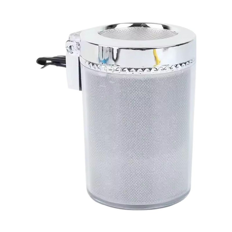 Popular export item: Car ashtray with LED light and colorful vent design; also suitable for home use.